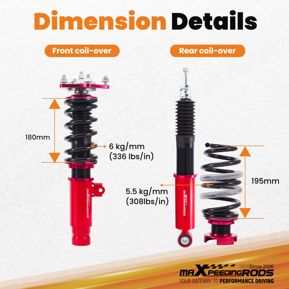 Performance Coilover compatible for Honda Civic MK10 hatchback (FK) 2016-2021