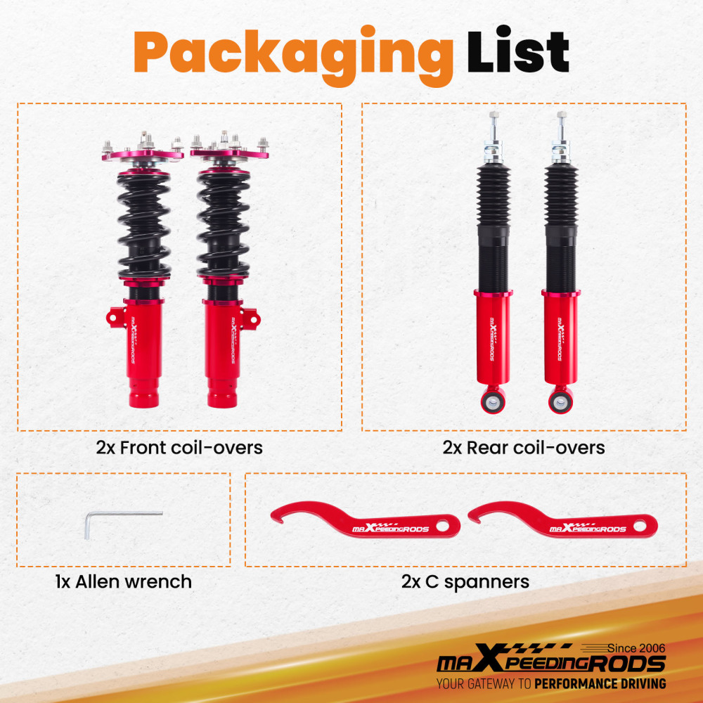 Performance Coilover compatible for Honda Civic MK10 hatchback (FK) 2016-2021