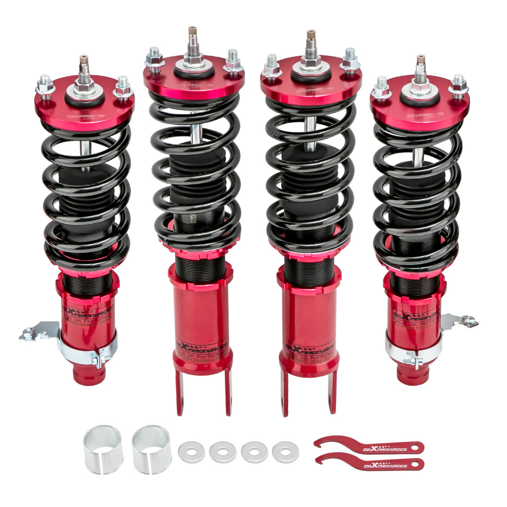 Coilovers + Lower Control Arm Front Upper Rear Camber Kit compatible for Honda Civic 92-95
