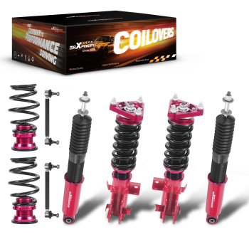 MaXpeedingrods Street Coilovers compatible for Honda Civic Si 2014-15 Fully Adjustable