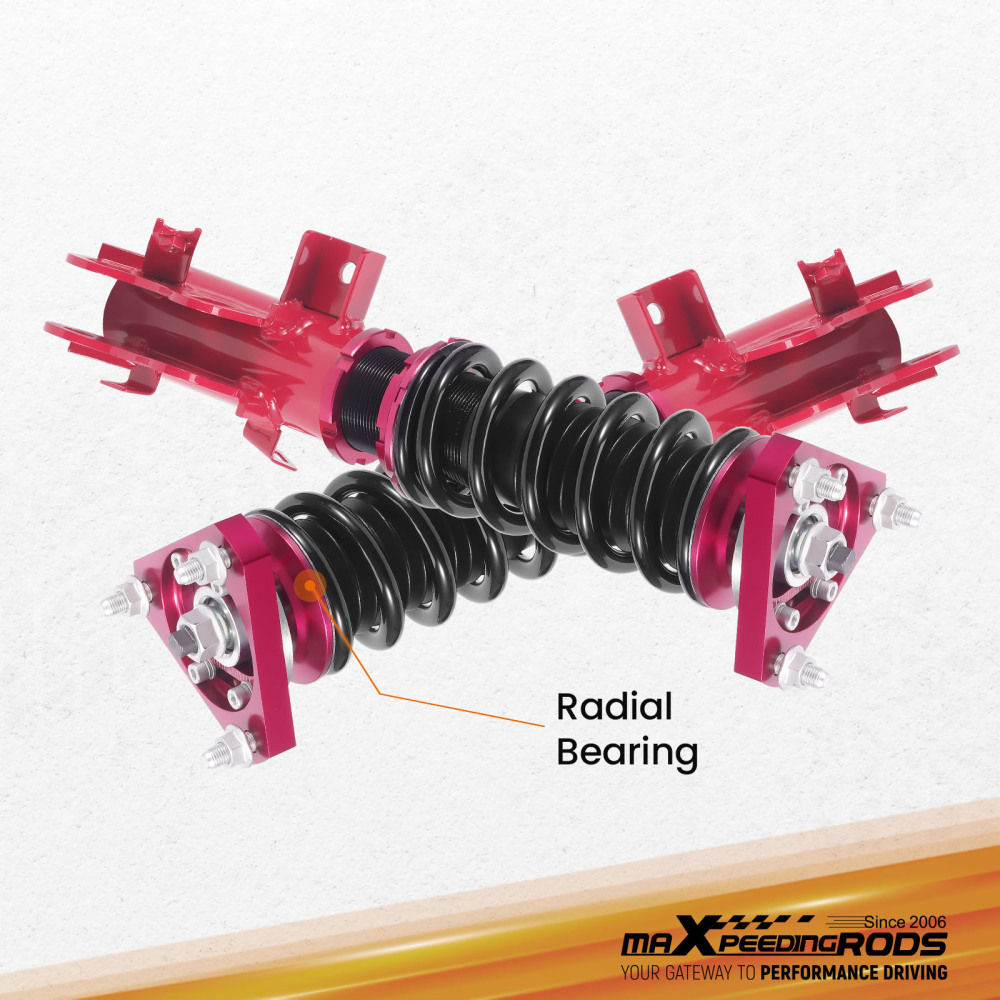 MaXpeedingrods Street Coilovers compatible for Honda Civic Si 2014-15 Fully Adjustable