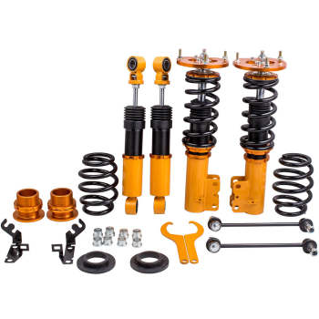 Compatible for Chevrolet Cobalt 2005-2010 w/z Camber Plates Coilover Suspension Kit Lowering Kit
