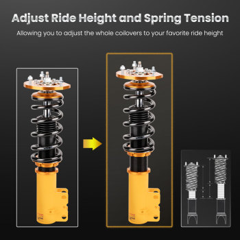 Compatible for Chevrolet Cobalt 2005 2006 2007 2008 2009 2010 Coilover Suspension Shock Kit lowering kit