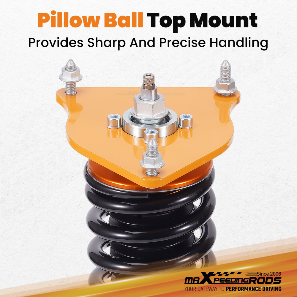 Coilover Spring+Shock compatible for Mini Cooper R50 R53 2002-2006 R52 2005+ Adj. Damper Lowering Kit