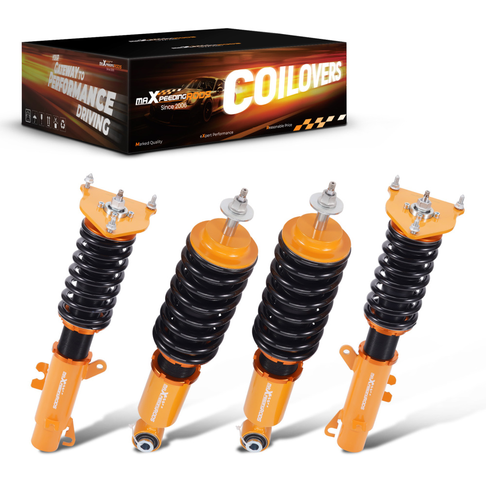 Coilover Spring+Shock compatible for Mini Cooper R50 R53 2002-2006 R52 2005+ Adj. Damper Lowering Kit