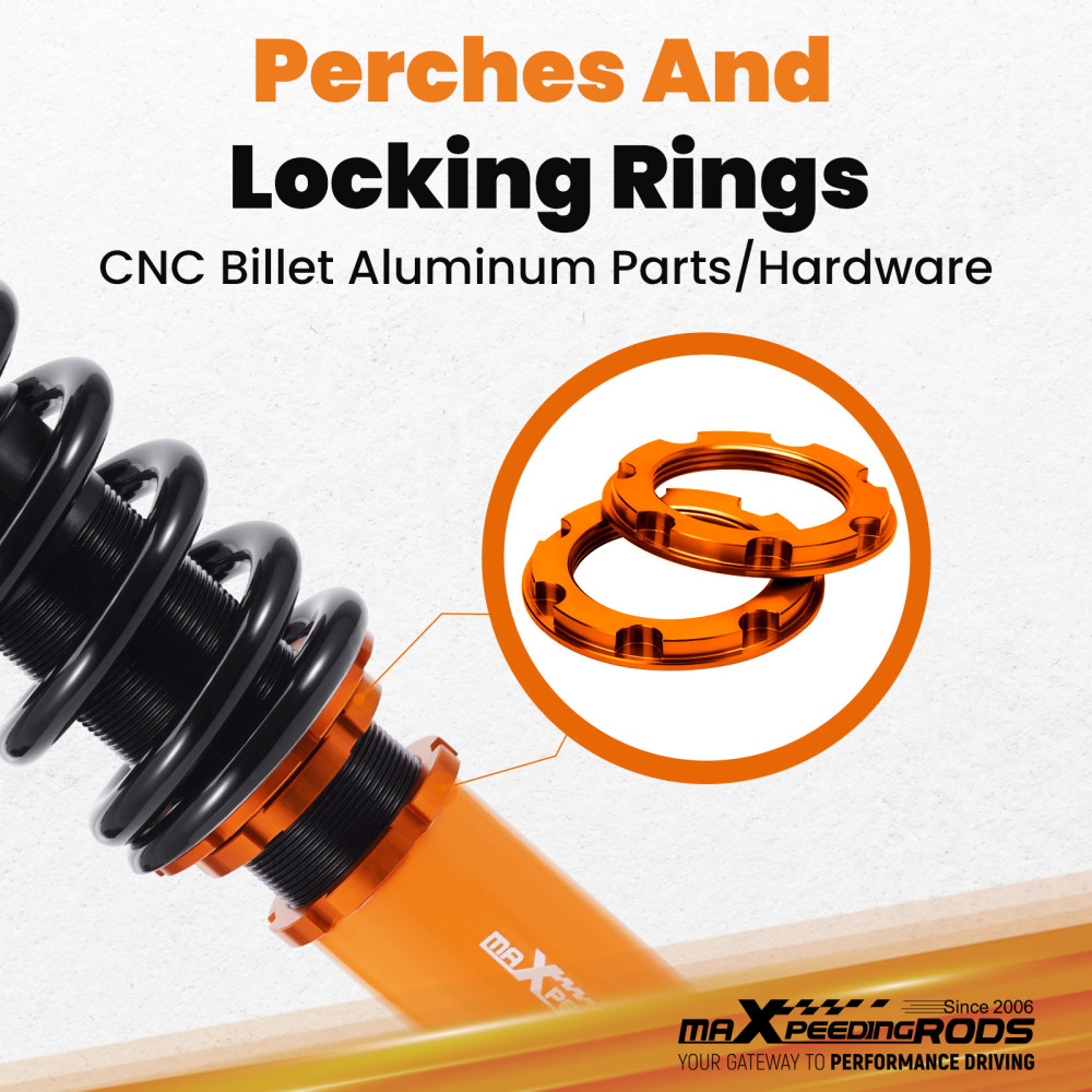 Racing Coilover compatible for Mini Cooper 02-2006 Adjustable Damper Shock Absorbers Struts Lowering Kit