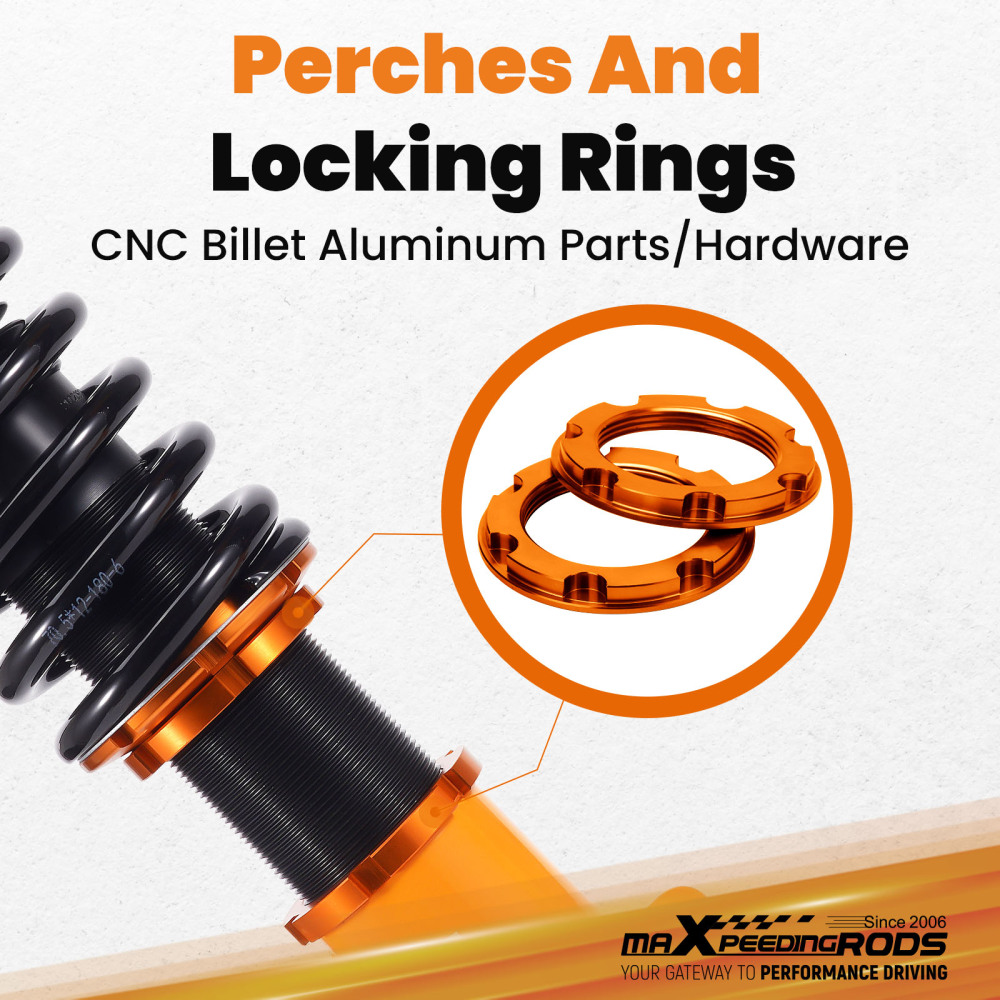 Suspension Coilover Shock+Spring compatible for Mini Cooper R52 Convertible 04-07 R50 02-06