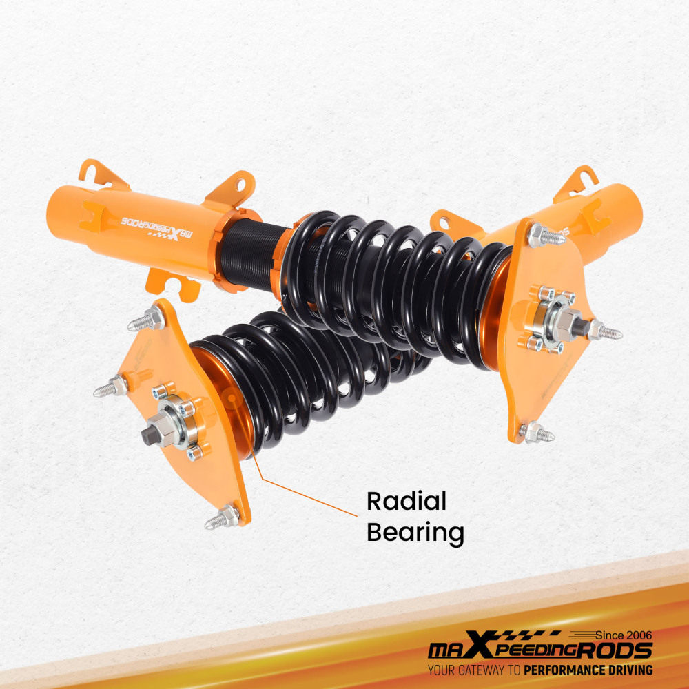 Suspension Coilover Shock+Spring compatible for Mini Cooper R52 Convertible 04-07 R50 02-06
