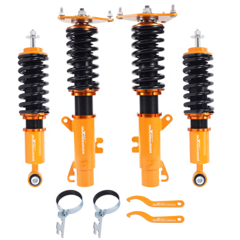 Compatible for Mini Cooper 2002-2006 Adj. Height Shock Absorbers Coilovers Damper Kit lowering kit