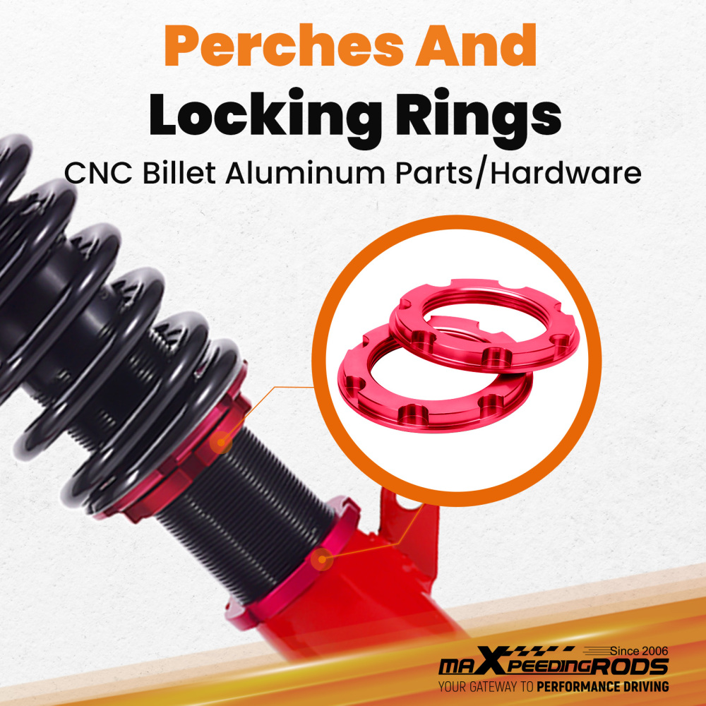 Kit Assetto a Ghiera Ammortizzatori compatibile per Mini Cooper S R50 R52 Convertible R53