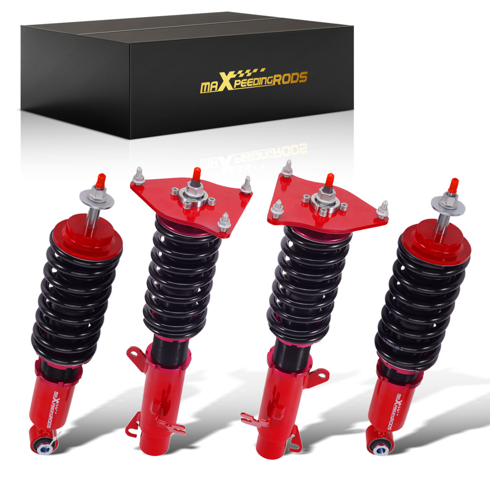 24 Level Adjustable Coilovers Suspension Kit compatible for Mini Cooper S R50 R52 R53 02-08
