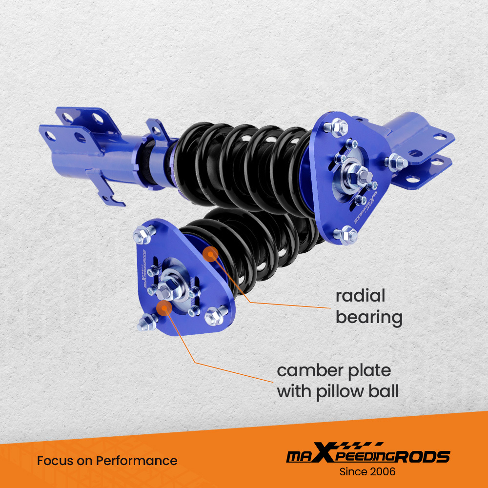 Coilover filettato Ammortizzatore compatibile per Toyota Corolla MK9 E12 E13 2003-2008