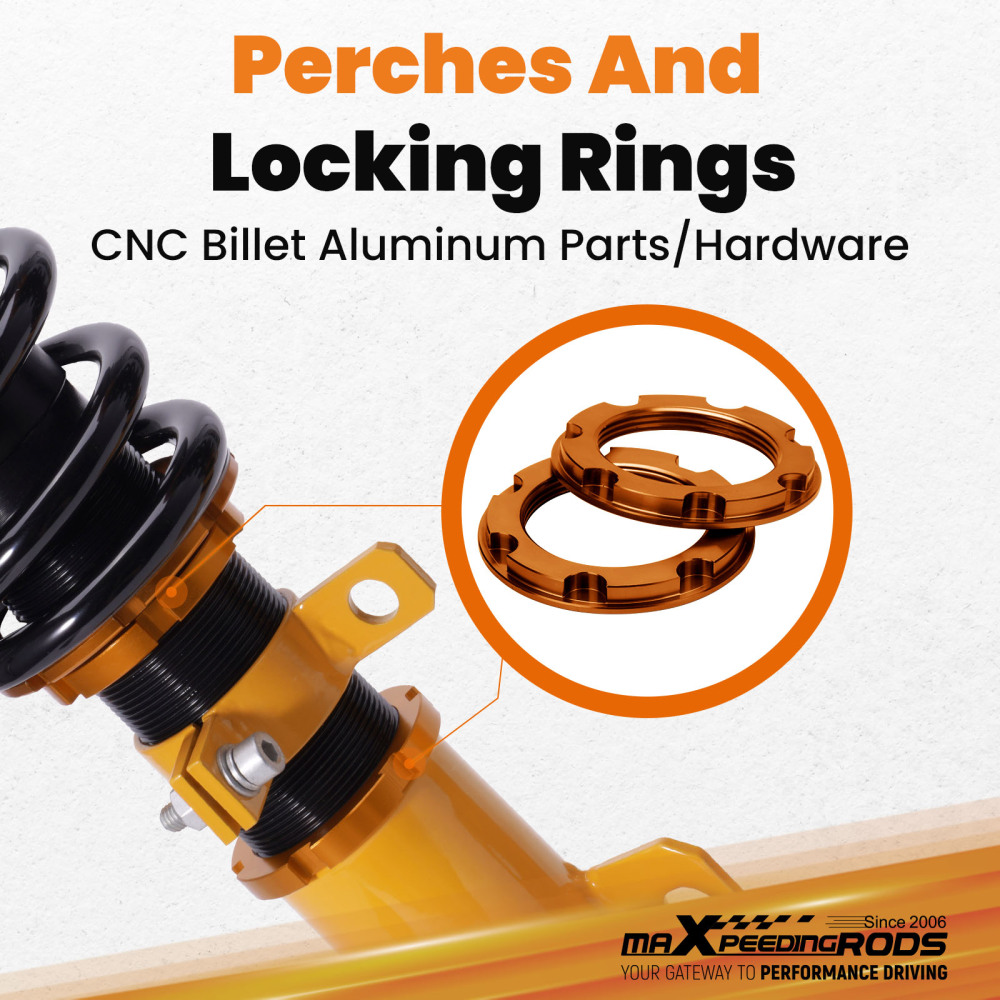 Coilovers compatible for Toyota Corolla 03-2008 Matrix Coil Spring Shock Struts Adj. Damper Lowering Kit