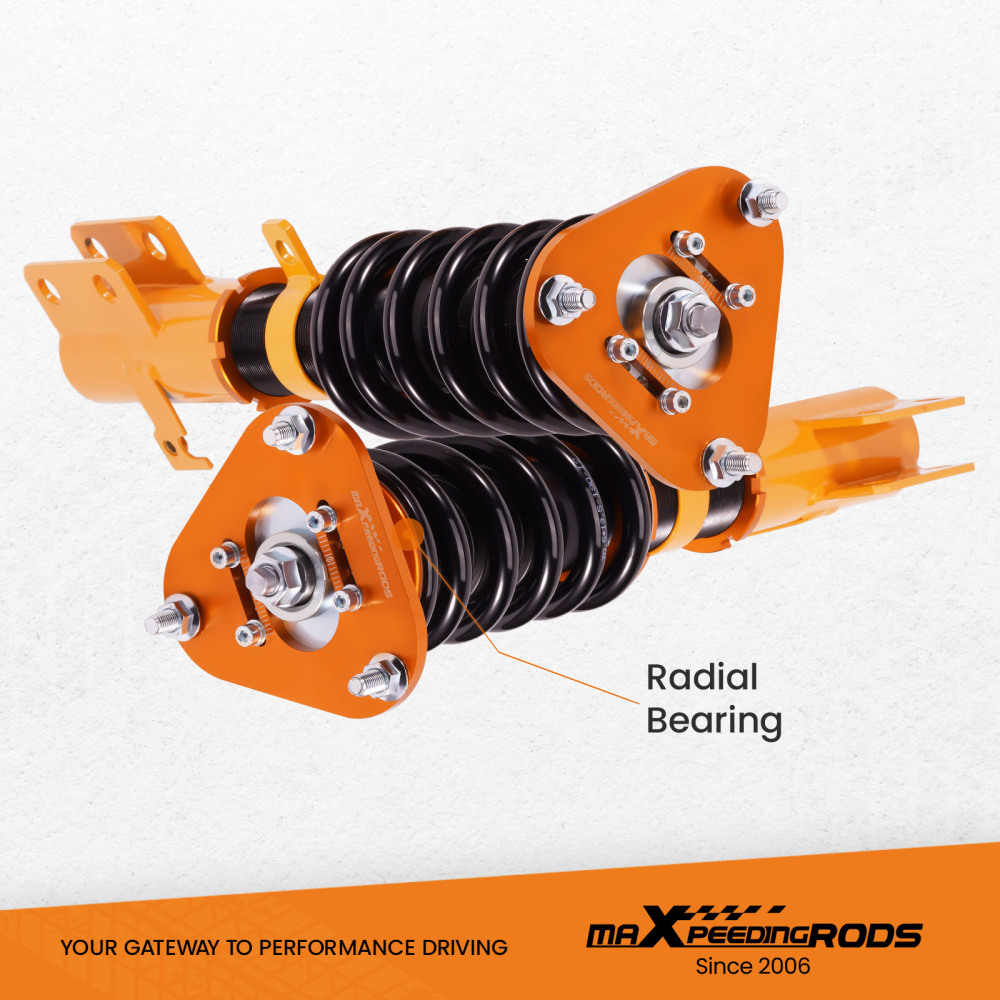 Coilovers de carreras Compatible para Toyota Corolla 9th Gen. (E130) 2003-2008 USAGewindefahrwerk Spring Kit