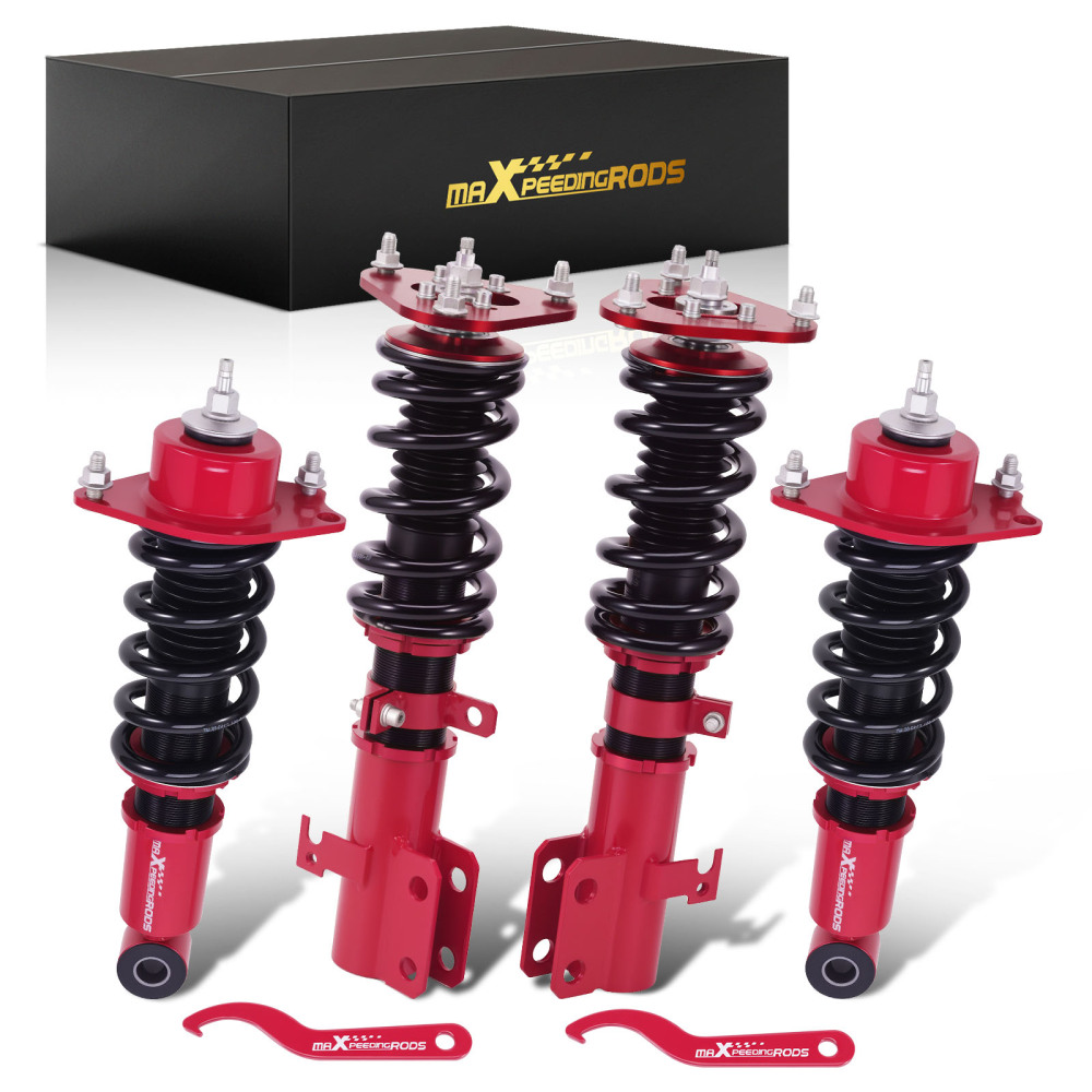 Coilover Kit 24-Way compatible for Toyota Corolla E120 01-07 Height Adjustable Suspension