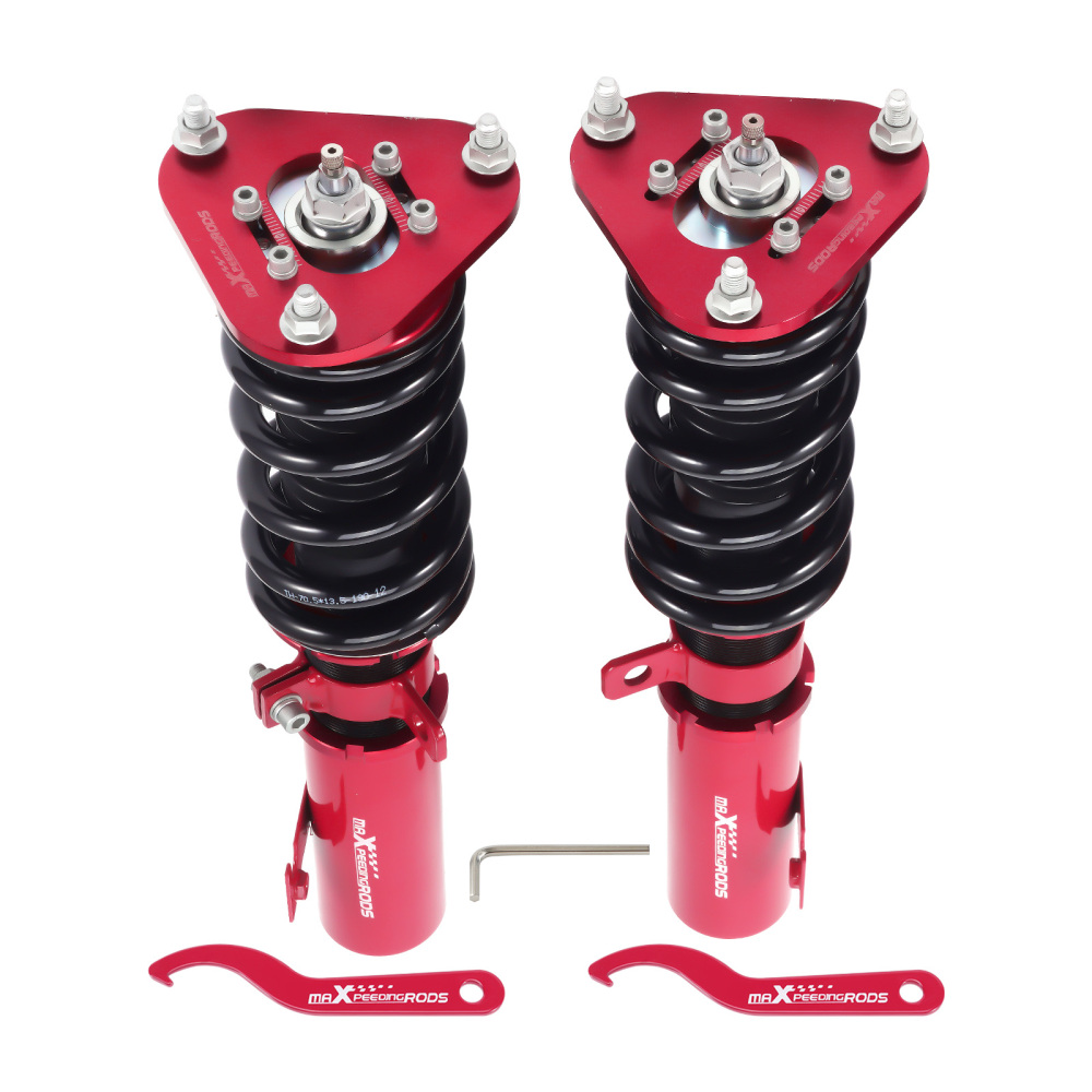 2x Front Coilover 24 Way Damper Adjustable Suspension compatible for Toyota Corolla 2009-17
