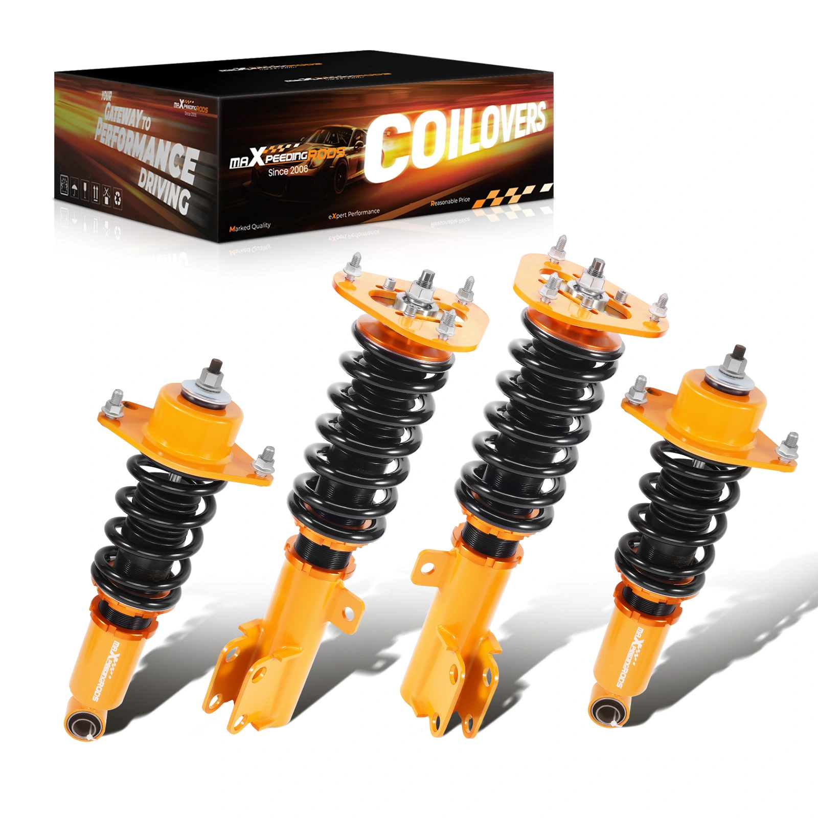 4PCS Full Coilover Struts For 2009-2017 Toyota Corolla 2009-2014 Matrix