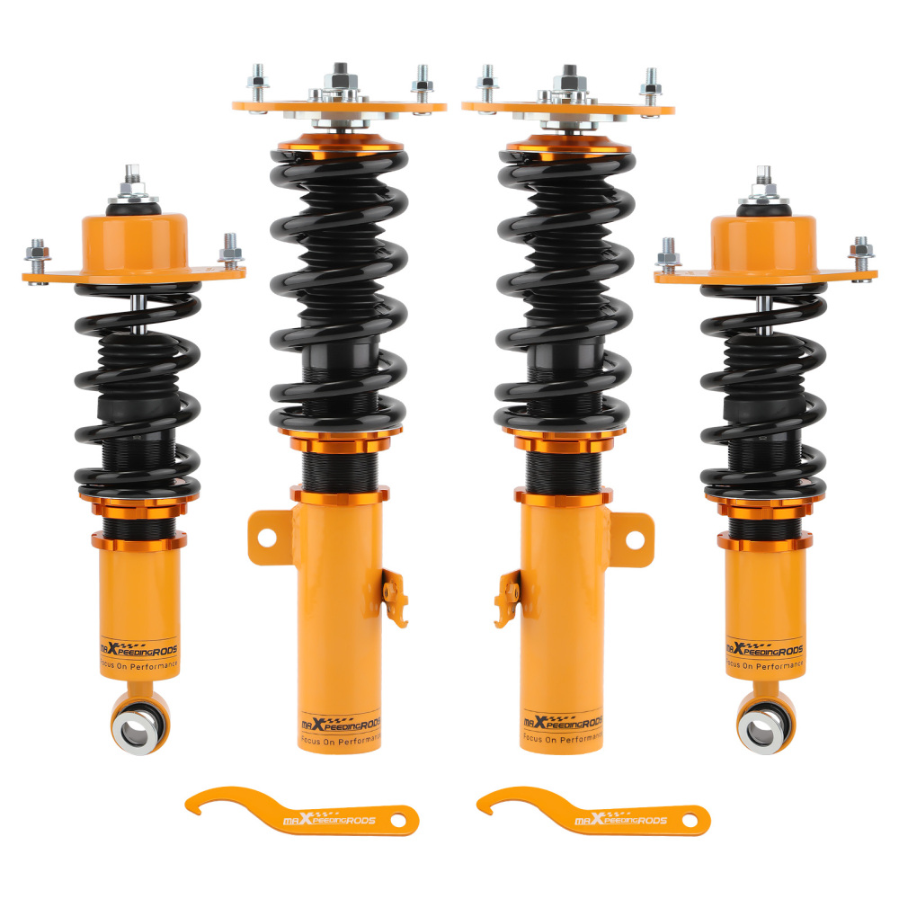 Full Coilovers Kits compatible for Toyota Corolla 09-17 E140 E170 Adj. Height Shocks Struts lowering kit