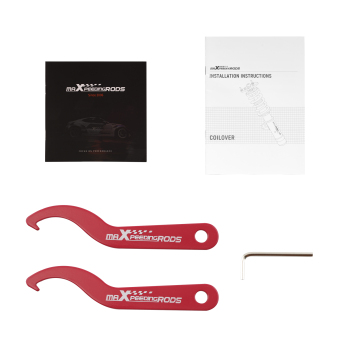 Coilovers 24-Steps Adj Damper compatible for Toyota Corolla 2009-2019 Shocks Suspension Kit lowering kit