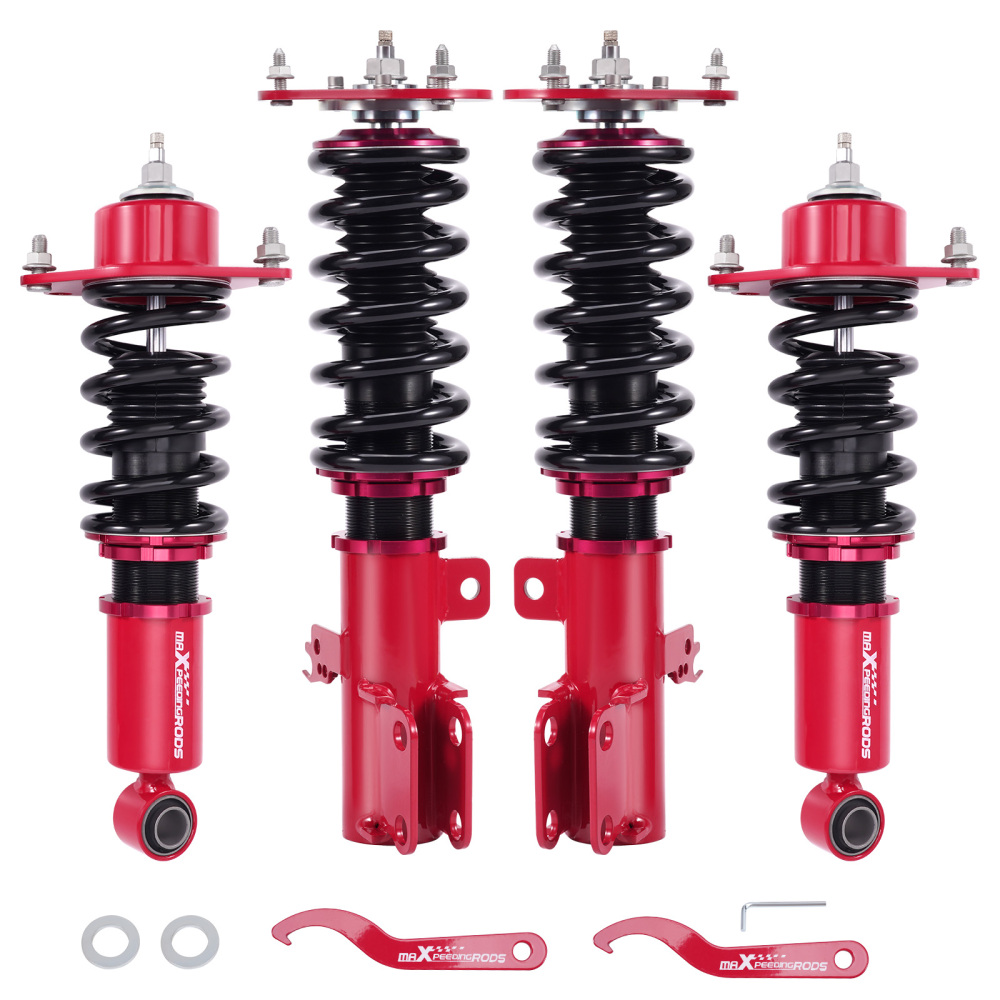 Full Coilovers 24 Way Damper Adjustable Shocks compatible for Toyota Corolla Sedan 09-18