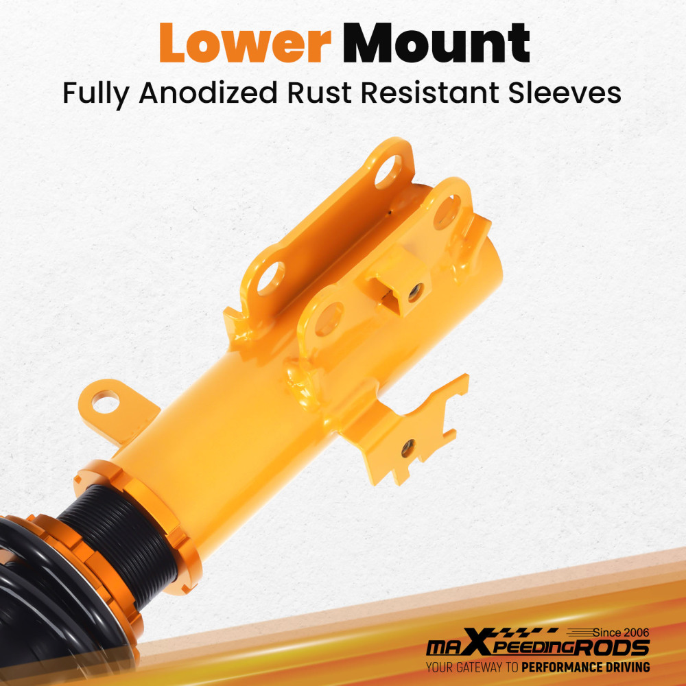 Adjustable Coilover Shocks Struts Kit compatible for Scion iM 15-16 compatible for Corolla iM 17-18