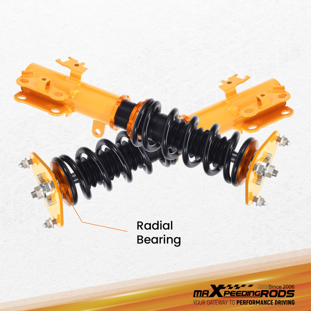 Adjustable Coilover Shocks Struts Kit compatible for Scion iM 15-16 compatible for Corolla iM 17-18