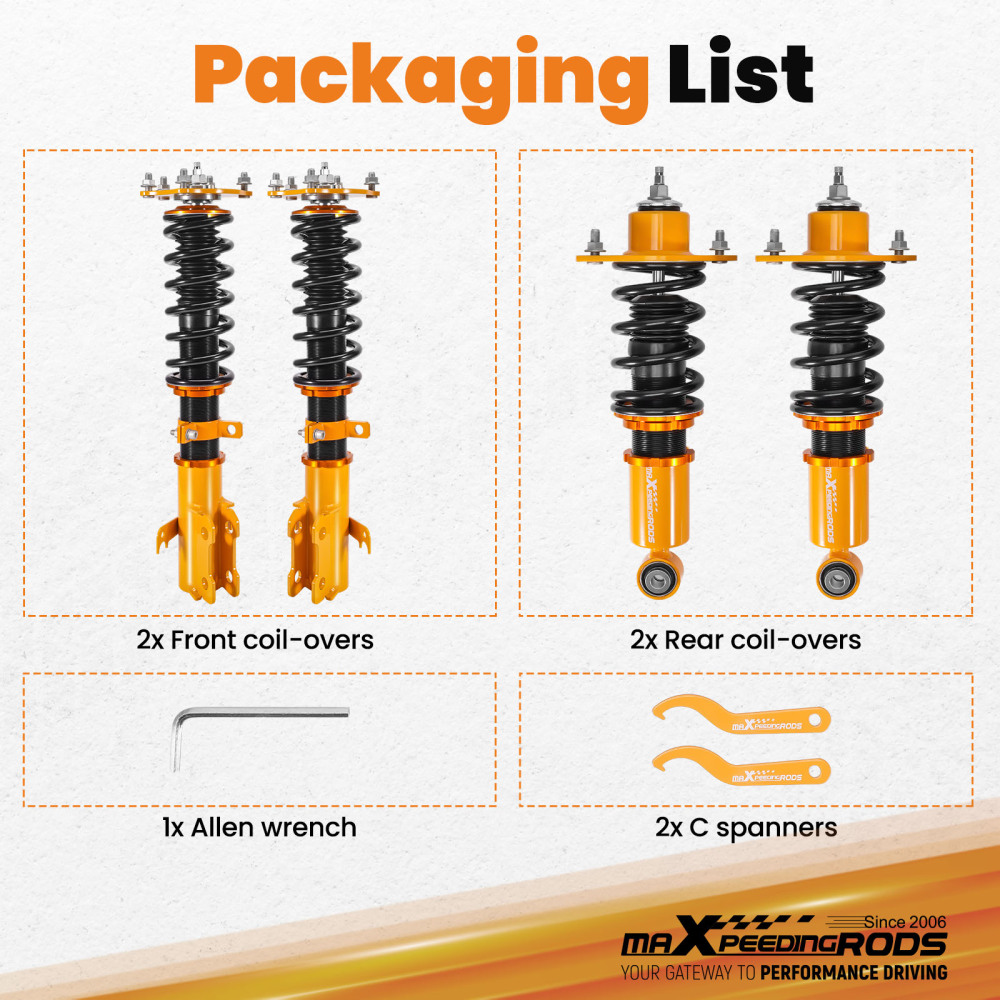 Sospensioni Ammortizzatori e molle Coilover kit compatibile per Honda CRV 3 2.4 2.0 2.2