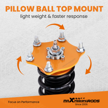 Coilovers Kits compatible for HONDA CRV CR-V 2007-2011 Adj. Damper Shock Absorbers Lowering Kit