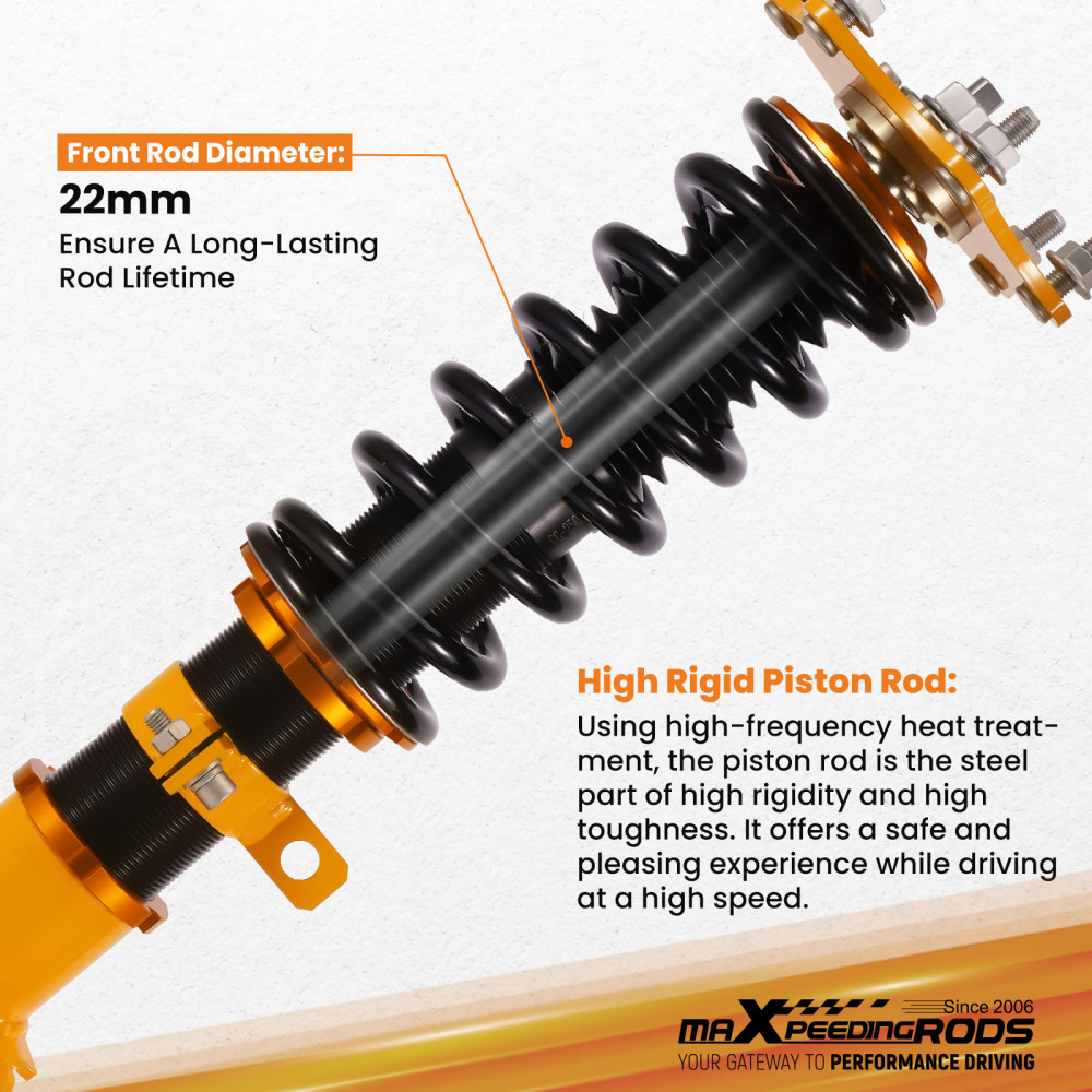 Coilovers compatible for HONDA CRV CR-V 2007-2011 Struts Adj. Height Suspension Spring Kit