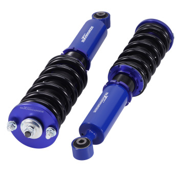 Compatible for Honda CR-V Adjustable Height Shock Absorber Kit Coilovers Blue 1996 - 2001  Lowering Kit