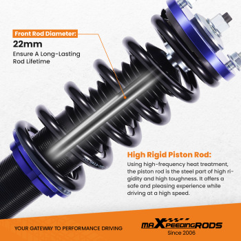 Complete Coilover Kits compatible for Honda CR-V 1996-2001 Adj. Height Shock Absorbers