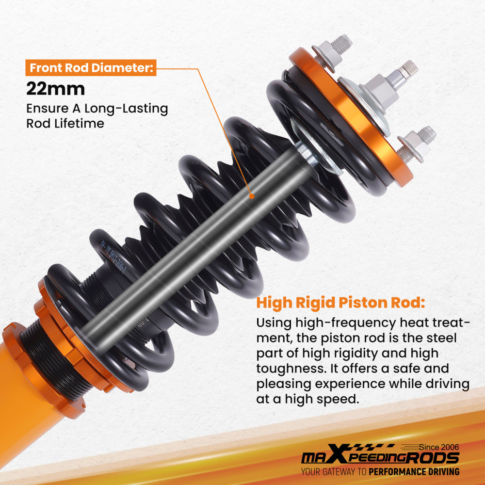 Kit ammortizzatori per auto Anteriore e Posteriore compatibile per Honda CR-V 1996-2001 RD1-RD3 FWDAWD Lowering Kit