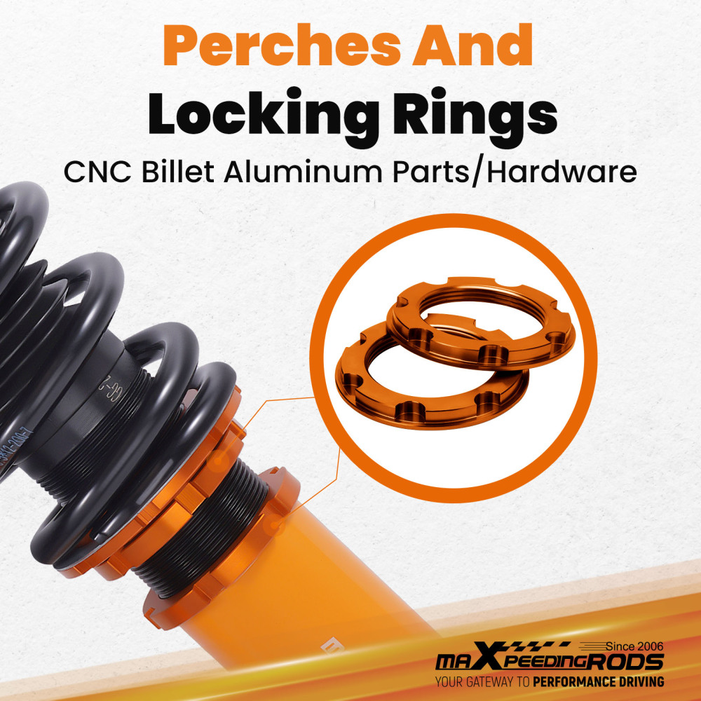 Kit ammortizzatori per auto Anteriore e Posteriore compatibile per Honda CR-V 1996-2001 RD1-RD3 FWDAWD Lowering Kit