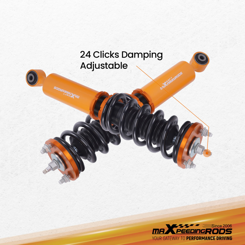 Kit ammortizzatori per auto Anteriore e Posteriore compatibile per Honda CR-V 1996-2001 RD1-RD3 FWDAWD Lowering Kit