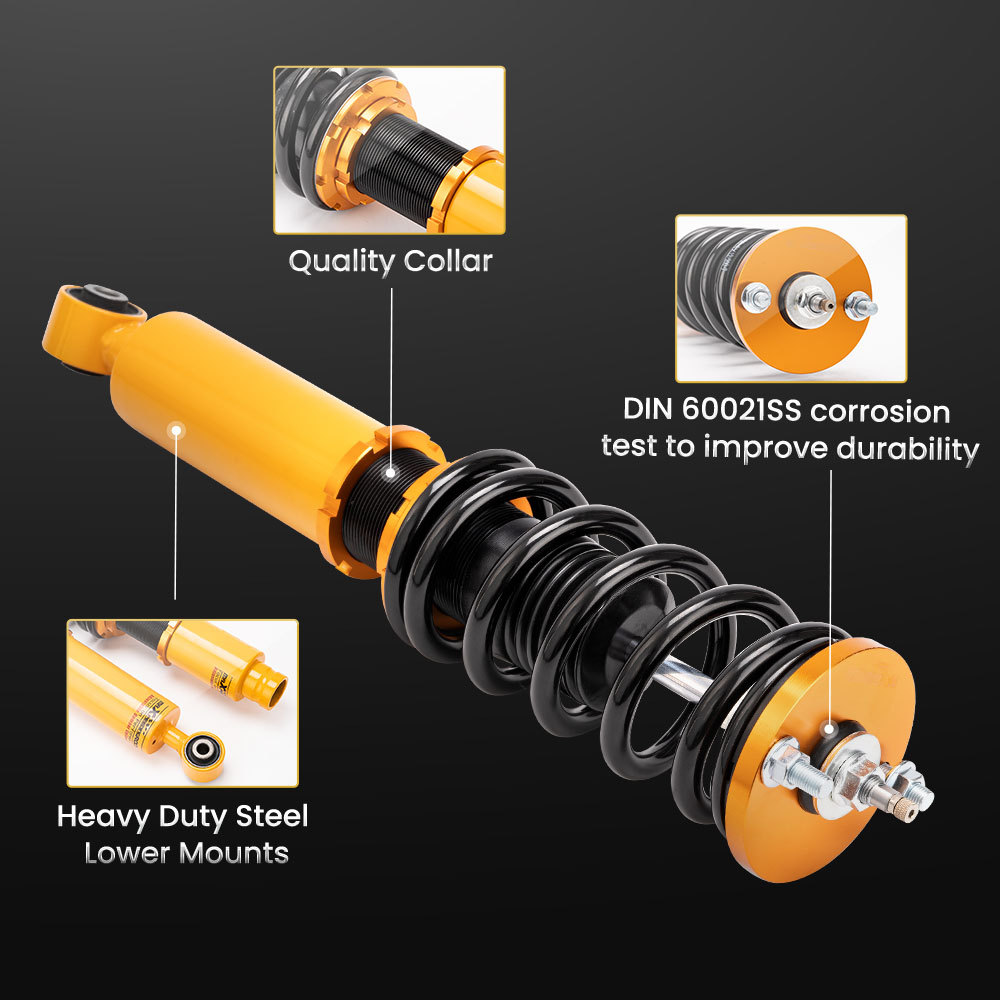 Full Coilover Struts compatible for Honda CRV CR-V 1996-2001 Adjustable Damper Suspension