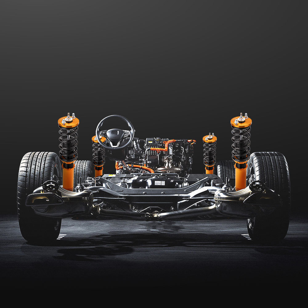 Full Coilover Struts compatible for Honda CRV CR-V 1996-2001 Adjustable Damper Suspension