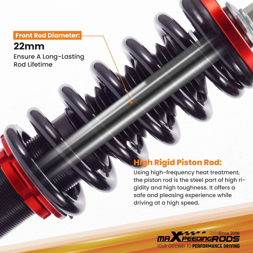 Kit ammortizzatori per auto Anteriore e Posteriore compatibile per Honda CR-V Absorber Struts Lowering Kit