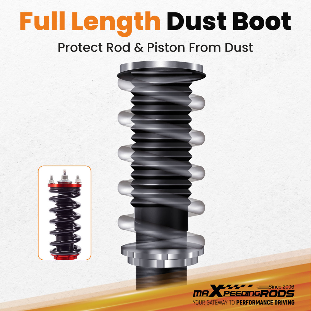 Kit ammortizzatori per auto Anteriore e Posteriore compatibile per Honda CR-V Absorber Struts Lowering Kit