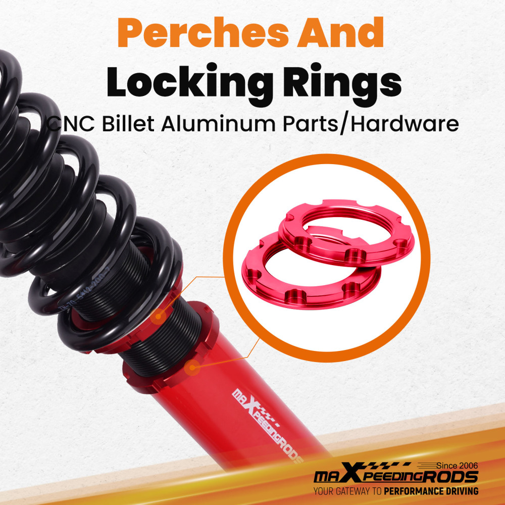 Compatible for Honda CRV 1996 1997 1998 1999 2000 2001 Front + Rear Damper BR Coilover Kits Lowering Kit