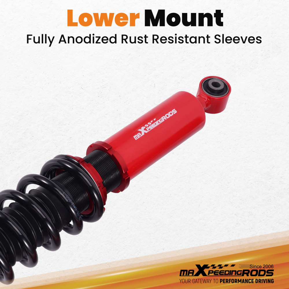 Compatible for Honda CRV 1996 1997 1998 1999 2000 2001 Front + Rear Damper BR Coilover Kits Lowering Kit