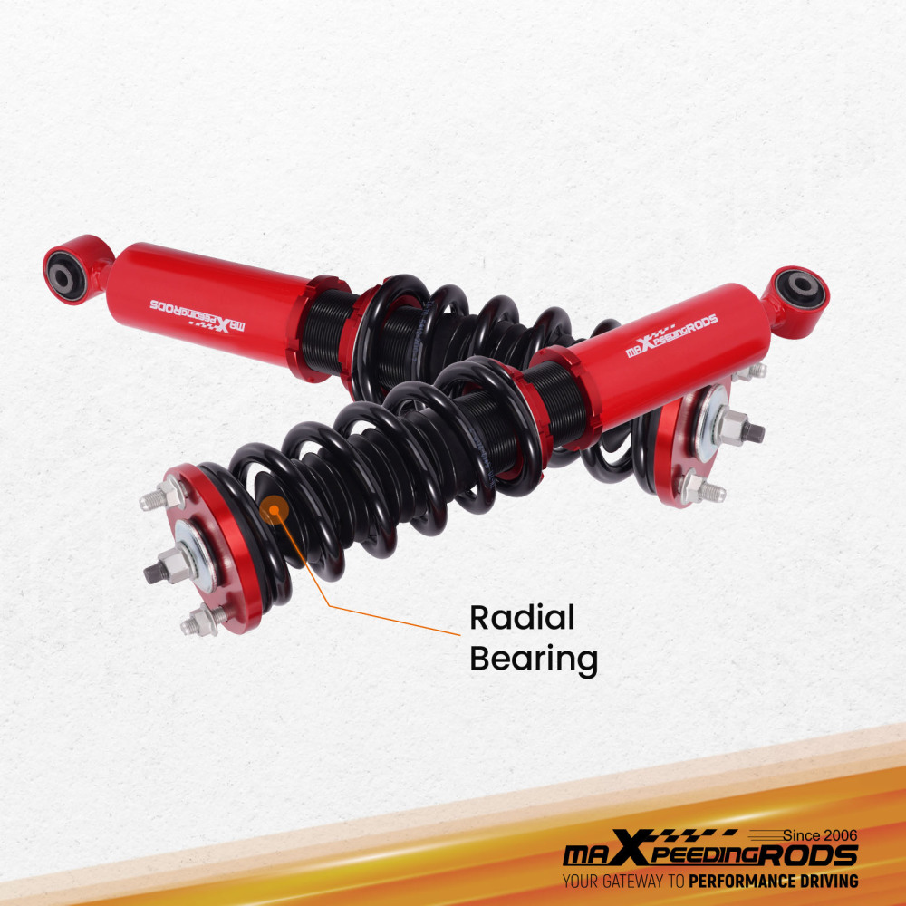 Compatible for Honda CRV 1996 1997 1998 1999 2000 2001 Front + Rear Damper BR Coilover Kits Lowering Kit