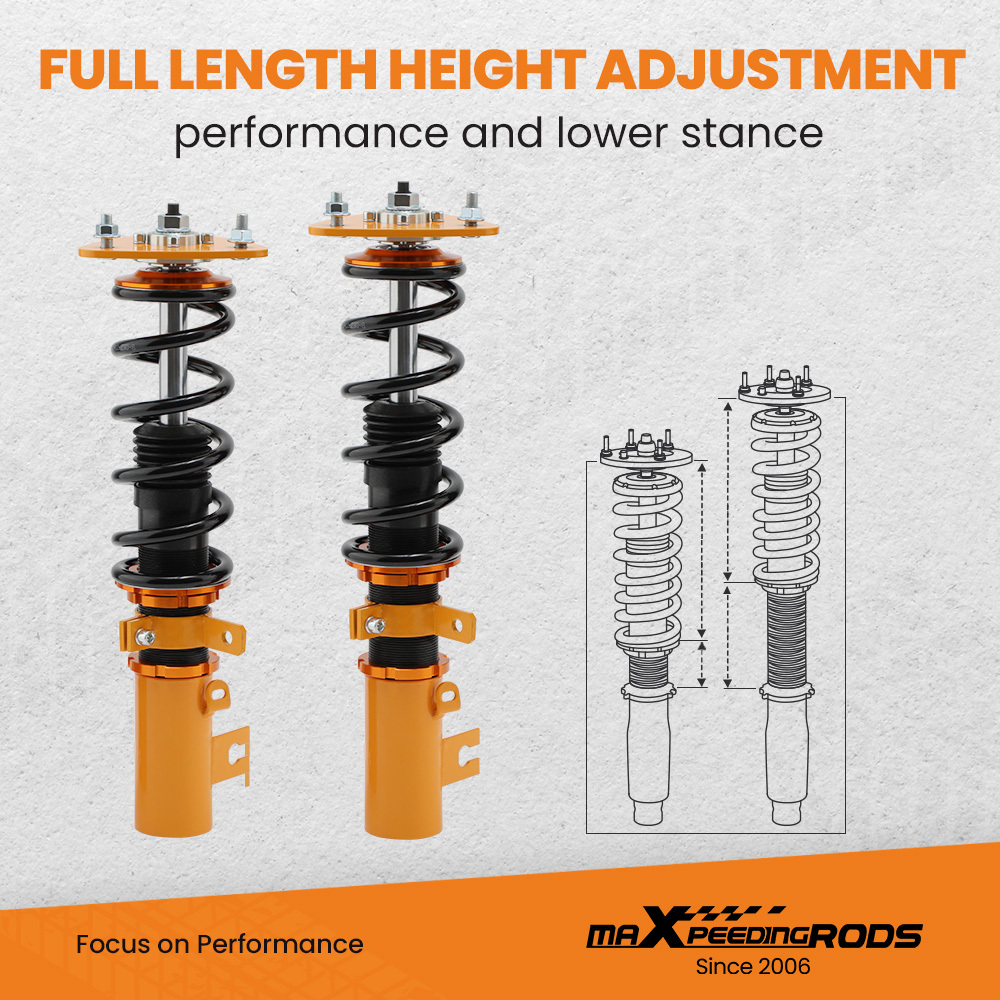 MaXpeedingrods Adjustable Coilovers Suspension Kit compatible for Mazda CX-4 2016 2017-2019 lowering kit