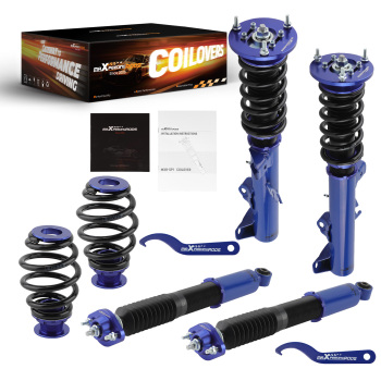 Coilover Shock Absorber Struts Height Adjustable Kit 1998 compatible for BMW E36 3 Series Lowering Kit