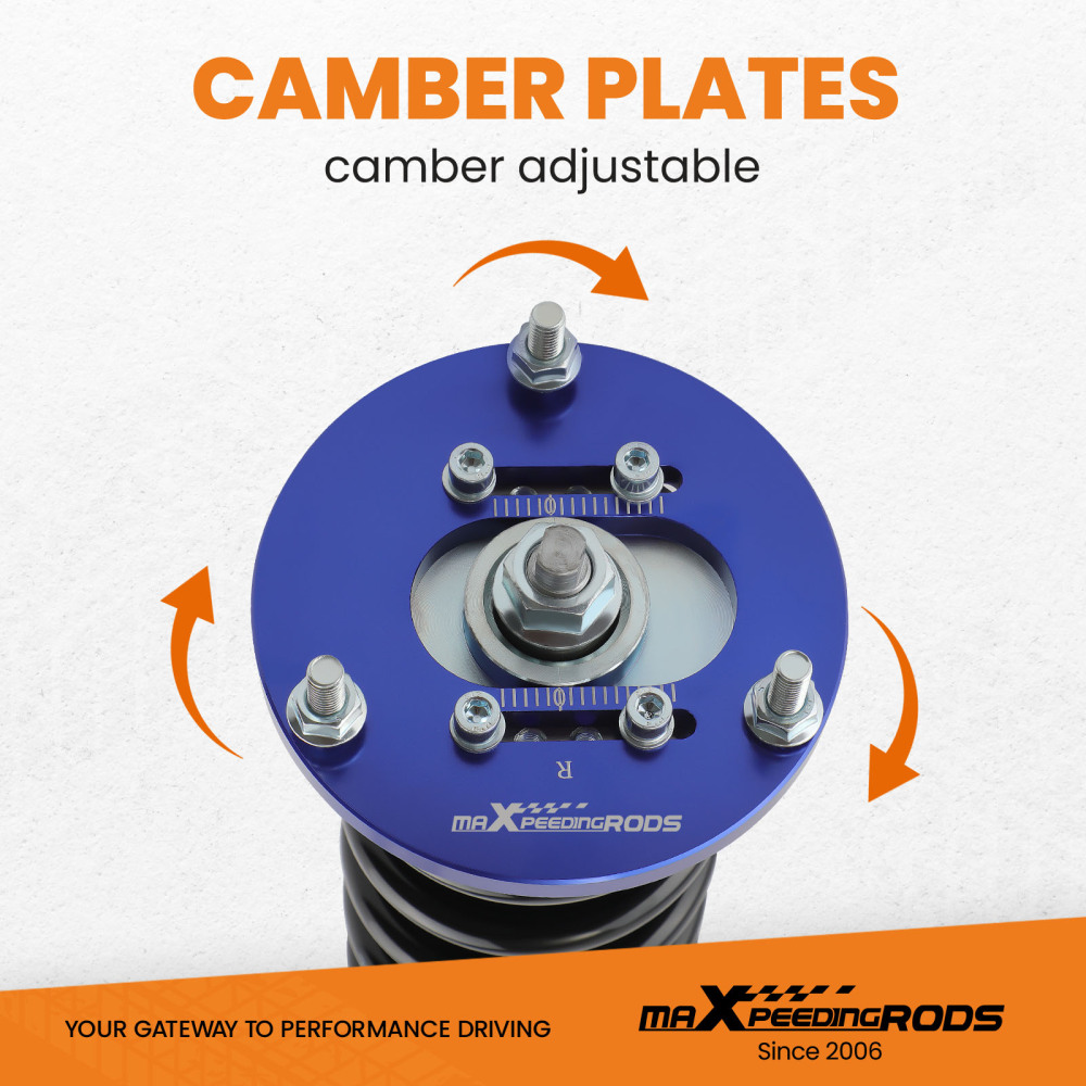 Coilover Shock Absorber Struts Height Adjustable Kit 1998 compatible for BMW E36 3 Series Lowering Kit