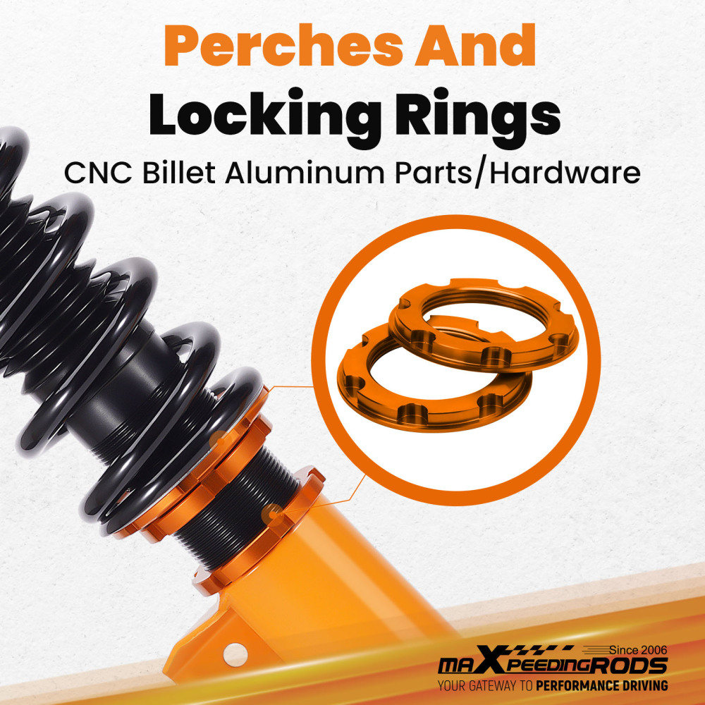 Amortiguadores Ajustable Altura compatible para BMW 3 Compact E36 1994-2001