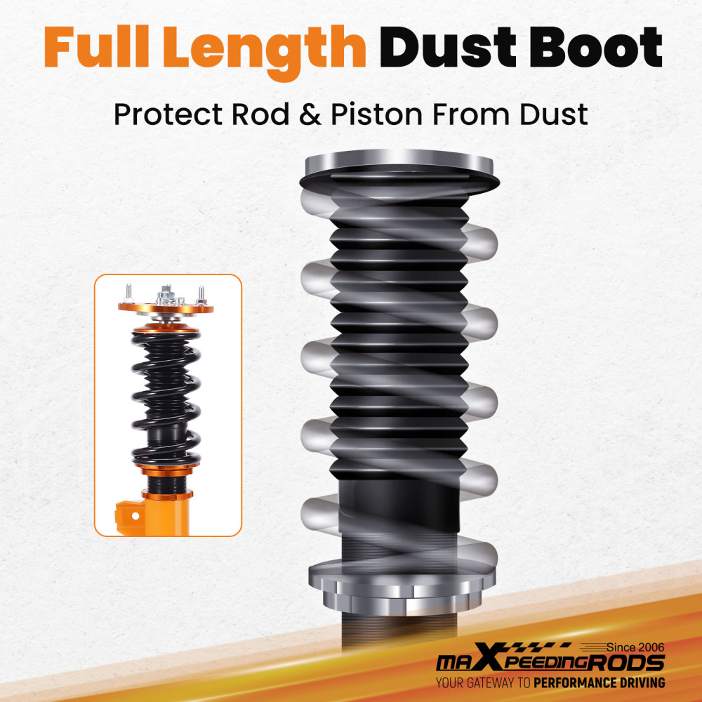 Amortiguadores Ajustable Altura compatible para BMW 3 Compact E36 1994-2001