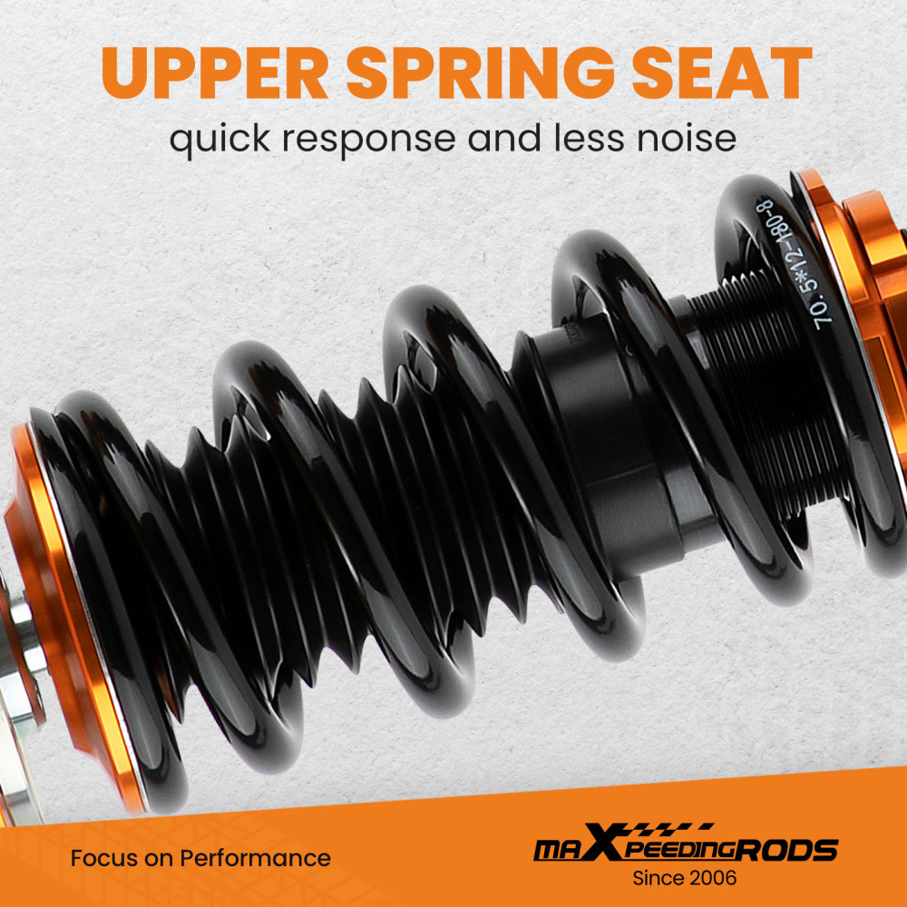 Maxpeedingrods Shock Absorbers Front and Rear Coilover Suspension Kit compatible for BMW 3-Series E36 1993-1998 lowering kit