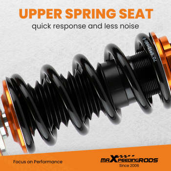 Compatible for BMW 3-Series E36 1990-1999 Maxpeedingrods Shock Absorbers Front and Rear Coilover Suspension Kit Lowering Kit