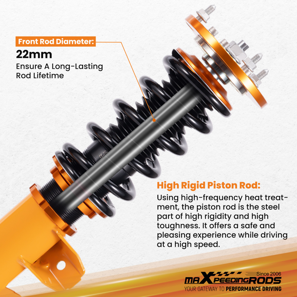 Coilover Kits Struts Coil Spring Kit Compatible for BMW 3 (E36) 4-door sedan 09/1990-12/1998 Lowering Kit