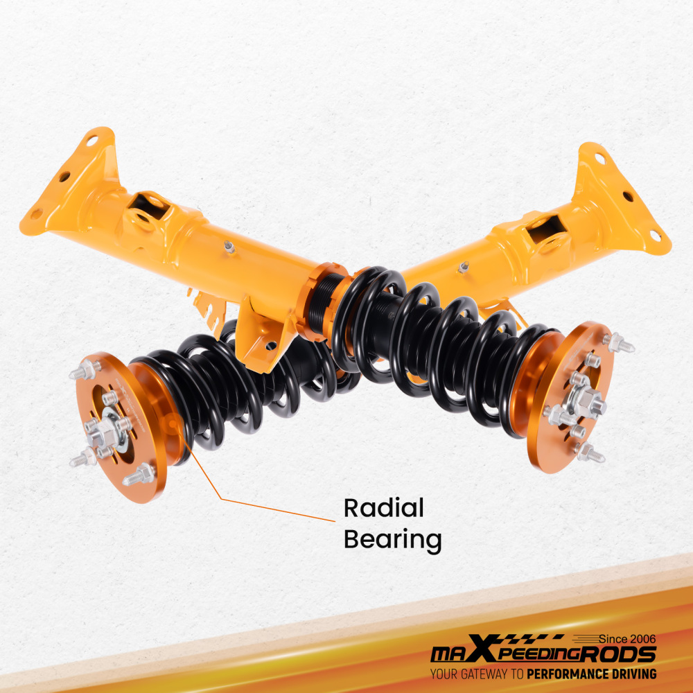 Coilover Kits Struts Coil Spring Kit Compatible for BMW 3 (E36) 4-door sedan 09/1990-12/1998 Lowering Kit